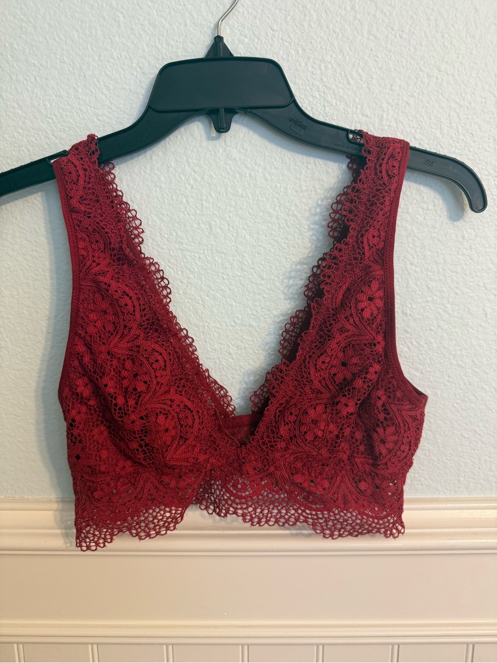 Victoria's Secret Burgundy Lace Bralette